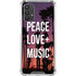 Peace Love And Music Galaxy A32 5G Clear Case