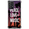 Peace Love And Music Galaxy A52 5G Clear Case