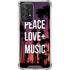 Peace Love And Music Galaxy A52 5G Clear Case