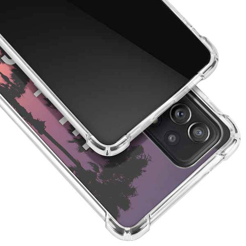 Peace Love And Music Galaxy A52 5G Clear Case
