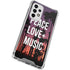 Peace Love And Music Galaxy A53 5G Clear Case