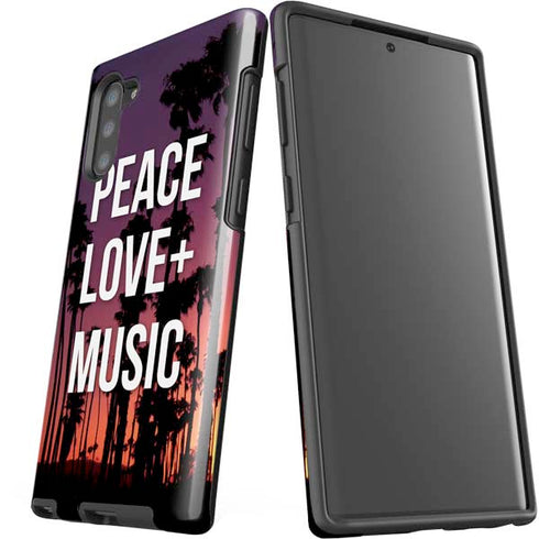 Peace Love And Music Galaxy Note 10 Pro Case