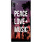 Peace Love And Music Galaxy Note 10 Skin