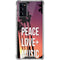 Peace Love And Music Galaxy Note20 5G Clear Case