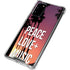Peace Love And Music Galaxy Note20 5G Clear Case