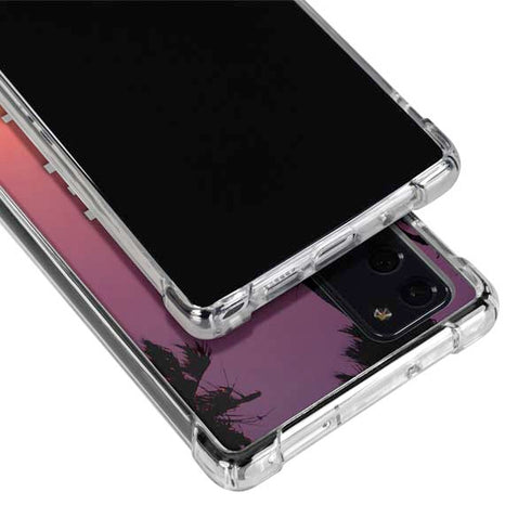 Peace Love And Music Galaxy Note20 5G Clear Case