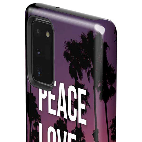 Peace Love And Music Galaxy Note20 5G Pro Case