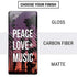 Peace Love And Music Galaxy Note20 5G Skin