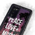 Peace Love And Music Galaxy Note20 5G Waterproof Case