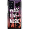 Peace Love And Music Galaxy Note20 Ultra 5G Lite Case