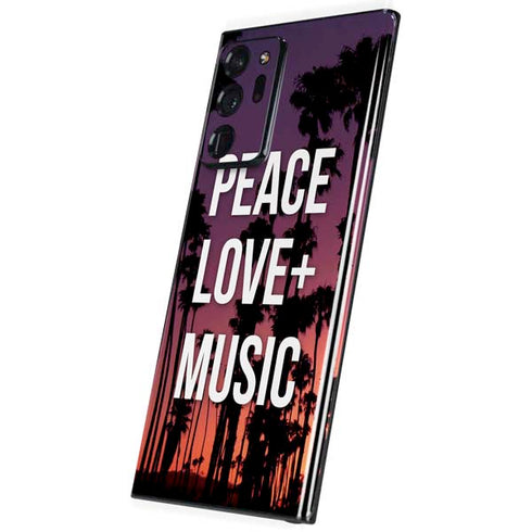 Peace Love And Music Galaxy Note20 Ultra 5G Skin