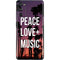 Peace Love And Music Galaxy S20 Fan Edition Skin