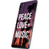 Peace Love And Music Galaxy S20 Fan Edition Skin