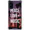 Peace Love And Music Galaxy S20 FE Clear Case