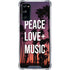 Peace Love And Music Galaxy S20 FE Clear Case