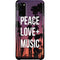 Peace Love And Music Galaxy S20 Lite Case
