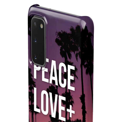 Peace Love And Music Galaxy S20 Lite Case