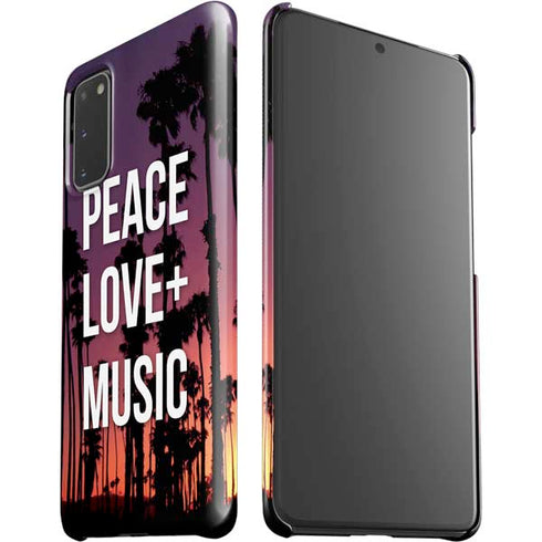 Peace Love And Music Galaxy S20 Lite Case