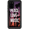 Peace Love And Music Galaxy S20 Plus Waterproof Case