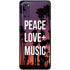 Peace Love And Music Galaxy S20 Skin