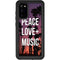 Peace Love And Music Galaxy S20 Waterproof Case
