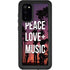 Peace Love And Music Galaxy S20 Waterproof Case