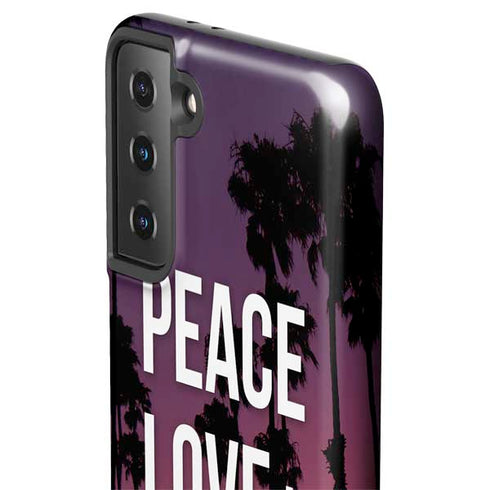 Peace Love And Music Galaxy S21 FE Pro Case