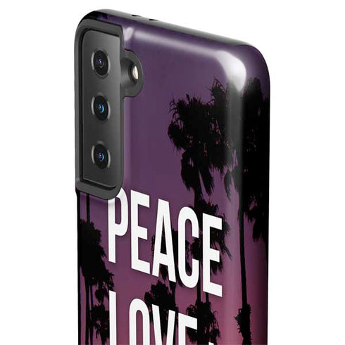 Peace Love And Music Galaxy S21 Plus 5G Pro Case