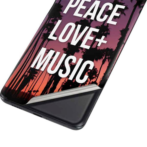 Peace Love And Music Galaxy S21 Plus 5G Skin