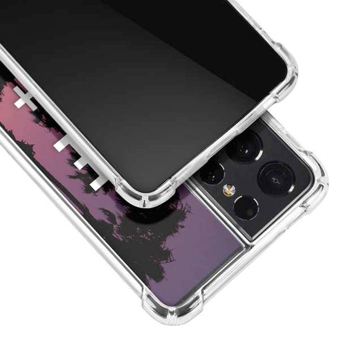 Peace Love And Music Galaxy S21 Ultra 5G Clear Case