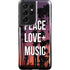 Peace Love And Music Galaxy S21 Ultra 5G Pro Case
