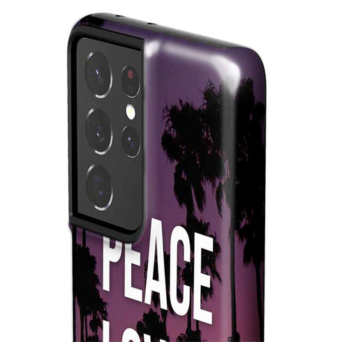Peace Love And Music Galaxy S21 Ultra 5G Pro Case