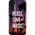 Peace Love And Music Galaxy S22 Plus Pro Case