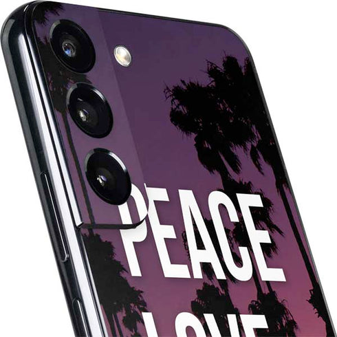 Peace Love And Music Galaxy S22 Plus Skin