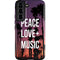 Peace Love And Music Galaxy S22 Pro Case