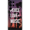 Peace Love And Music Galaxy S22 Ultra Skin