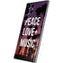 Peace Love And Music Galaxy S22 Ultra Skin
