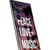 Peace Love And Music Galaxy S22 Ultra Skin