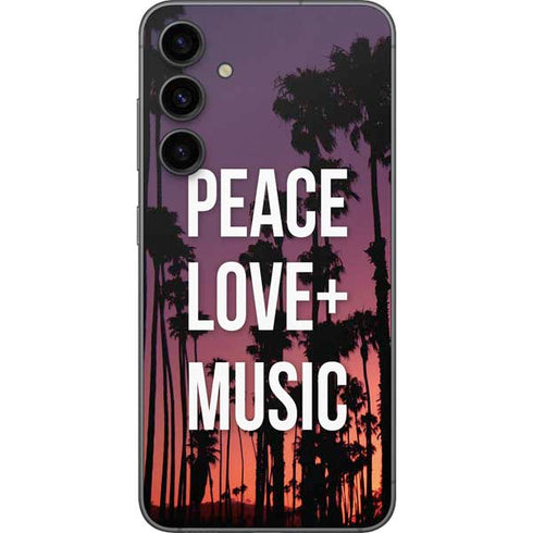 Peace Love And Music Galaxy S23 FE Skin