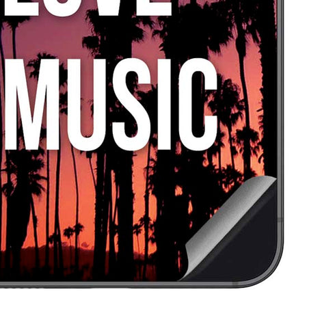 Peace Love And Music Galaxy S23 FE Skin