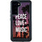 Peace Love And Music Galaxy S23 Plus Waterproof Case