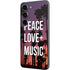 Peace Love And Music Galaxy S23 Skin
