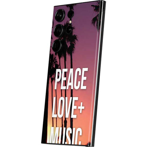 Peace Love And Music Galaxy S23 Ultra Skin
