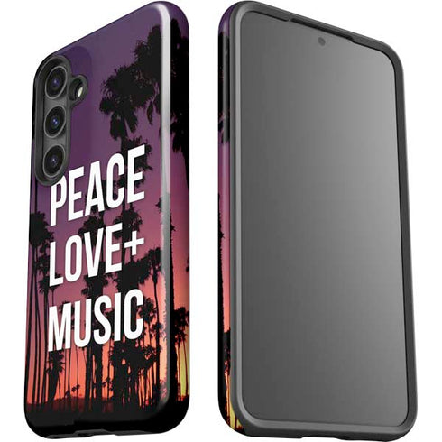 Peace Love And Music Galaxy S24 Impact Case