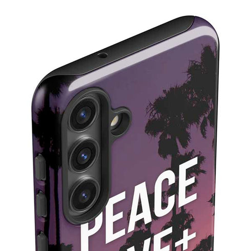 Peace Love And Music Galaxy S24 Plus Impact Case