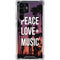 Peace Love And Music Galaxy S24 Ultra Clear Case
