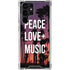 Peace Love And Music Galaxy S24 Ultra Clear Case