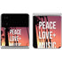 Peace Love And Music Galaxy Z Flip4 5G Skin
