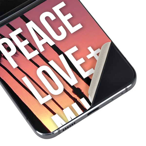 Peace Love And Music Galaxy Z Flip5 5G Skin