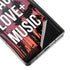 Peace Love And Music Galaxy Z Fold2 5G Skin
